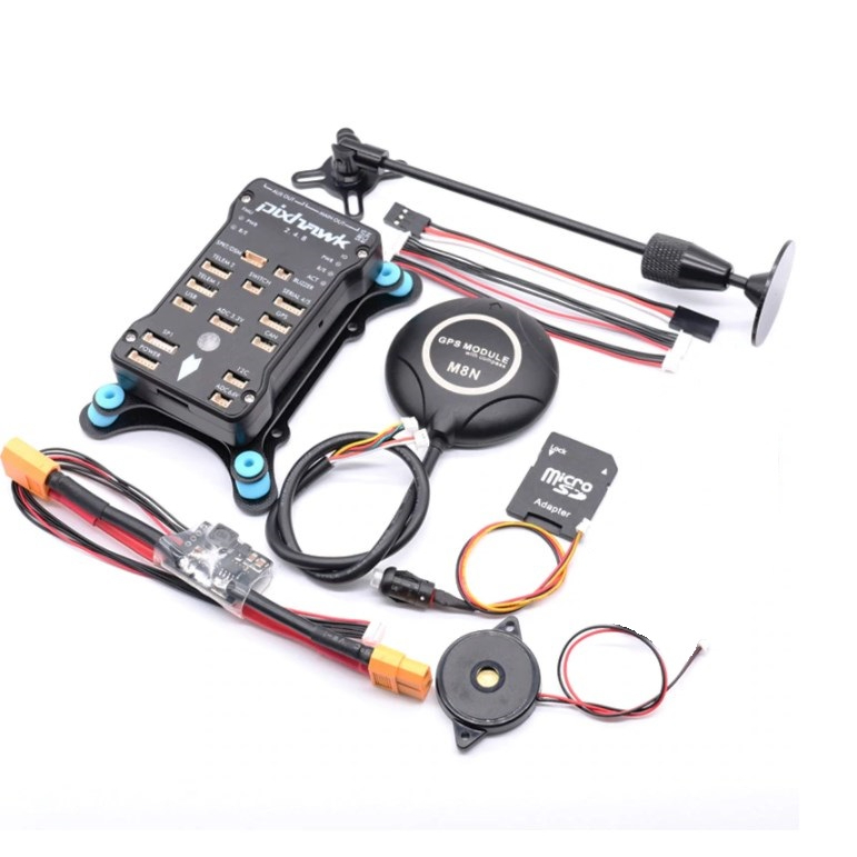Pixhawk 2.4.8 Combo 32bit Open source Arducopter Ardupilot GPS M9N M8N เสายก PowerModule DampPlate