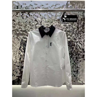 เสื้อเชิ้ตแขนยาวคอปก ผ้าเชิ้ตเนื้อนอย่างดี
