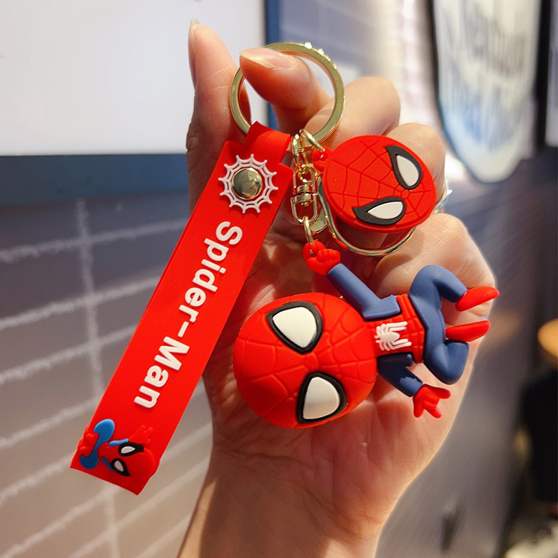 [พร้อมส่ง]พวงกุญแจสไปเดอร์แมนลายน่ารักๆมีให้เลือก7แบบพร้อมส่งในไทยทุกชิ้น - รูปที่ 5