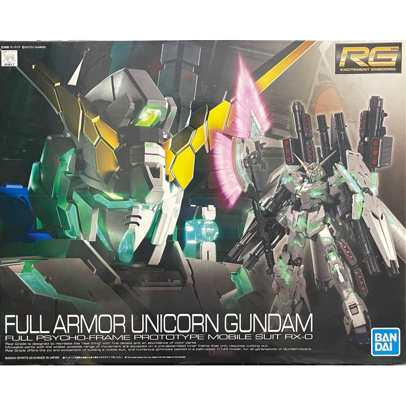 Rg 1/144 Full Armor Unicorn Gundam