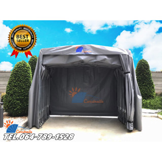 เต๊นท์จอดสำหรับจอดรถสำเร็จรูป CARSBRELLA รุ่น DOUBLE SUNSHINE B สามารถจอดรถได้สองคัน ป้องกันแสงแดด ฝุ่น ฝนและสัตว์เลี้ยง