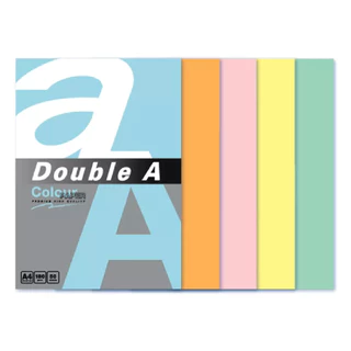Double A กระดาษการ์ด กระดาษการ์ดสี กระดาษถ่ายเอกสาร A4 หนา 180 แกรม แพ็ค 50 แผ่น จำหน่าย 1แพ็ค [S24]