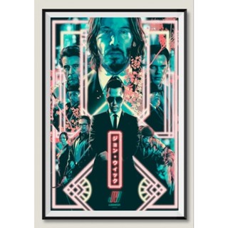 โปสเตอร์หนังติดผนัง John Wick ภาค 4