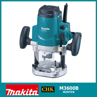 MAKITA เร้าเตอร์ Router เครื่องเซาะร่องไม้ ขนาด 1/2 นิ้ว(1,650วัตต์) รุ่น M3600B ++สินค้ายอดนิยม++