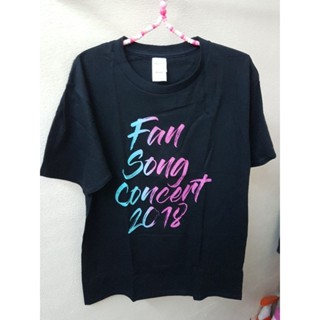 เสื้อยืด สีดำ FAN SONG CONCERT 2018  Size M