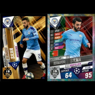 Bernardo Silva (Manchester City) W15.  MATCH ATTAX 101 2019/20 - WORLD STAR