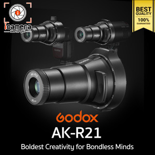 Godox AK-R21 Projection Attachment for Round Head Flash [ V1 , AD100Pro , AD200 / AD200Pro With H200R ]