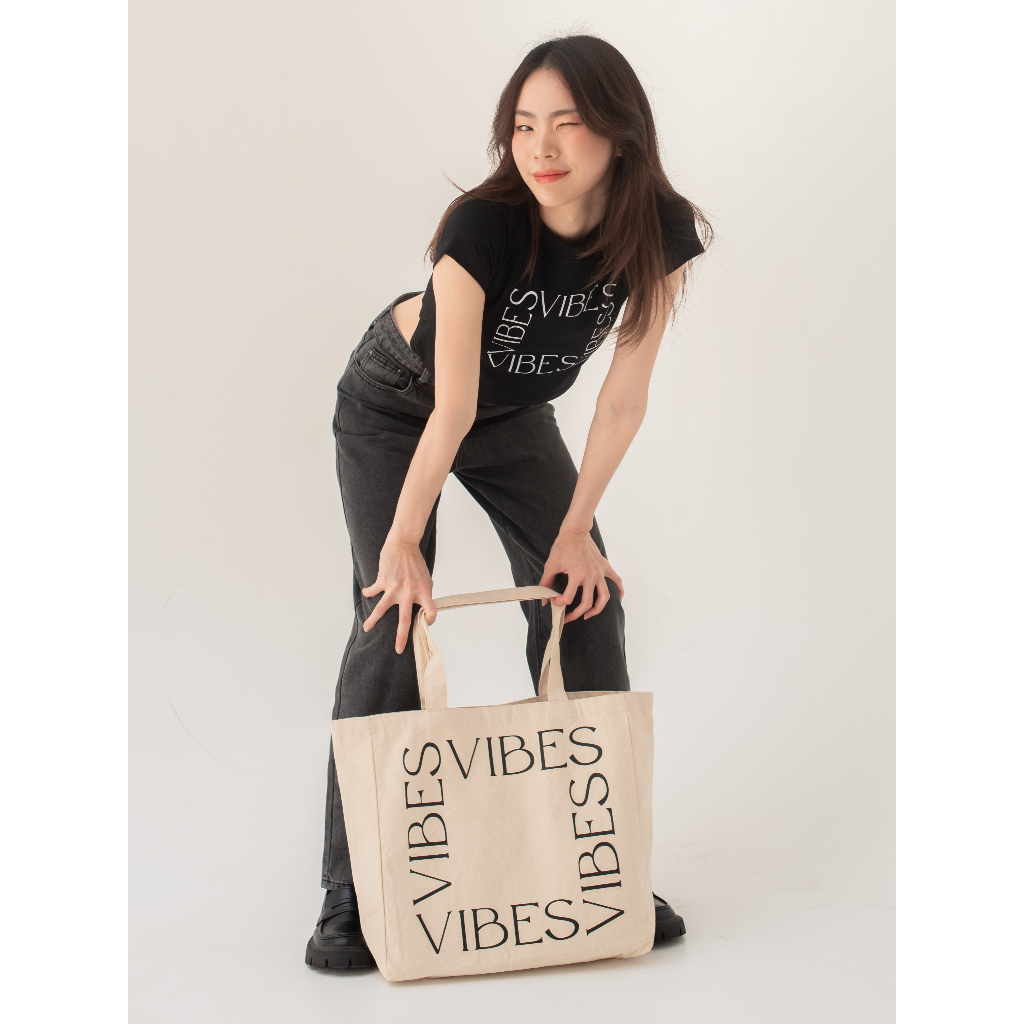 vibes حقيبة توت Everyday of the Week سميكة 14 أونصة — صورة 4