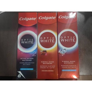 ใหม่!! Colgate คอลเกต ยาสีฟัน Optic White 100 กรัม