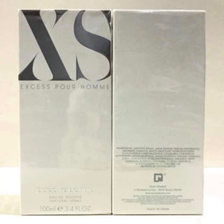 Paco Rabanne XS Excess Pour Homme EDT 100ml กล่องซีล #pacorabanne