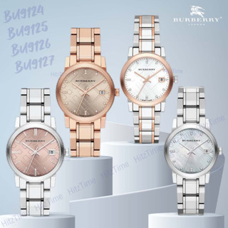 นาฬิกา Burberry นาฬิกาข้อมือผู้หญิง แบรนด์เนม ของแท้ รุ่น BU9124 BU9127 แบรนด์ Burberry Watchbrand นาฬิกากันน้ำ