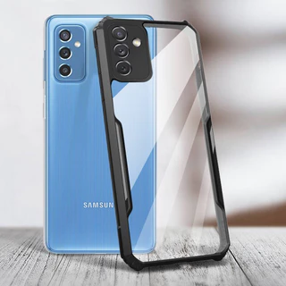 Galaxy A25 5G/A35 5G/S23 FE/A15/A05/A05S/M14 5G/M34 5GเคสกันกระแทกขอบสีหลังใสSamsung A24/A14 5G/4G/A34 5G/A54 5G/A04E