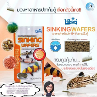 HIKARI &gt; Tropical Sinking Wafer (แพะส้ม) อาหารชนิดจมน้ำ (Sinking Type) มาในรูปแผ่นกลม (Dise) สูตรผสมวิตามินซี