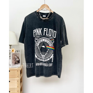 เสื้อยืดฟอกสกีนลายpink floyd