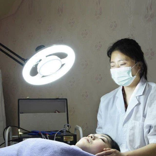 360°หมุนเต็มมุมแสงโคมไฟความงาม ตั้งพื้น LED โคมไฟคลินิคเสริมความงาม สักคิ้ว