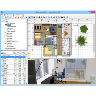 Sweet Home 3D 2023 ตัวเต็มโปรแกรมออกแบบภายในบ้าน อาคาร