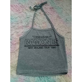เสื้อคล้องคอโชว์หลัง อก32-38 ยาว15