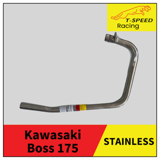 คอท่อKawasaki Boss 175cc สแตนเลส Size 32 m.m.