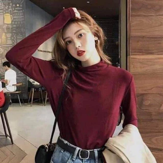 เสื้อคอเต่าแขนยาว เต็มตัว (ผ้าคอตตอน)
