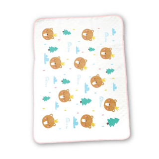 Grace Kids ผ้ายางกันเปียกเนื้อผ้าสำลี ผ้ายางกันเปียก ผ้ารองฉี่ กันน้ำ ขนาด 60x80 cm