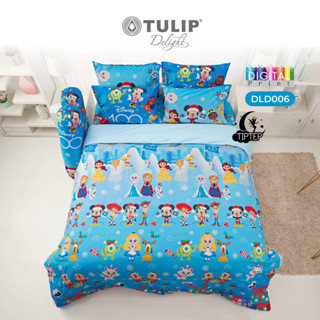 Tulip Disney ผ้าปูที่นอน(ไม่รวมผ้านวม) Tulip Delight Digital Print ลาย DLD003 ลิขสิทธิ์แท้ดิสนีย์