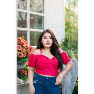 🔥Plussize🔥เสื้อคนอ้วน🔥 ขนาดฟรีไซส์ รอบอก 38-50