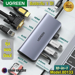 [Pre-Order] Ugreen 10 in 1 USB C To HDMI VGA USB HUB Model 80133 สำหรับ MacBook iPad Pro iPad Air SWATGadget