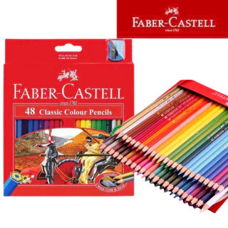 (USP)💯แท้/ชุดเดียวราคาส่ง💯 Faber-Castel สีไม้ ดินสอสี เฟเบอร์คาสเทล ขนาด 12สี/24สี/36สี/48สี ระบายสี ดินสอ (ขาย/กล่อง)