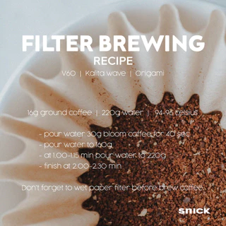 [Recommended] Snick Coffee เมล็ดกาแฟคั่วกลางอ่อน Double RUM