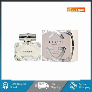 Gucci Perfume น้ำหอม Gucci Bamboo by Gucci Eau de toilette(Edt) Spray for Women 100ml. น้ำหอมผู้หญิง กลิ่นหอมอ่อน ของแท้