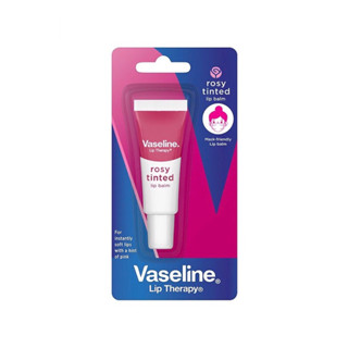 Vaseline Lip Therapy Rosy Tinted Lip Balm วาสลีน ลิป เทอราพี โรซี่ ทินท์ ลิปบาล์ม 10g.