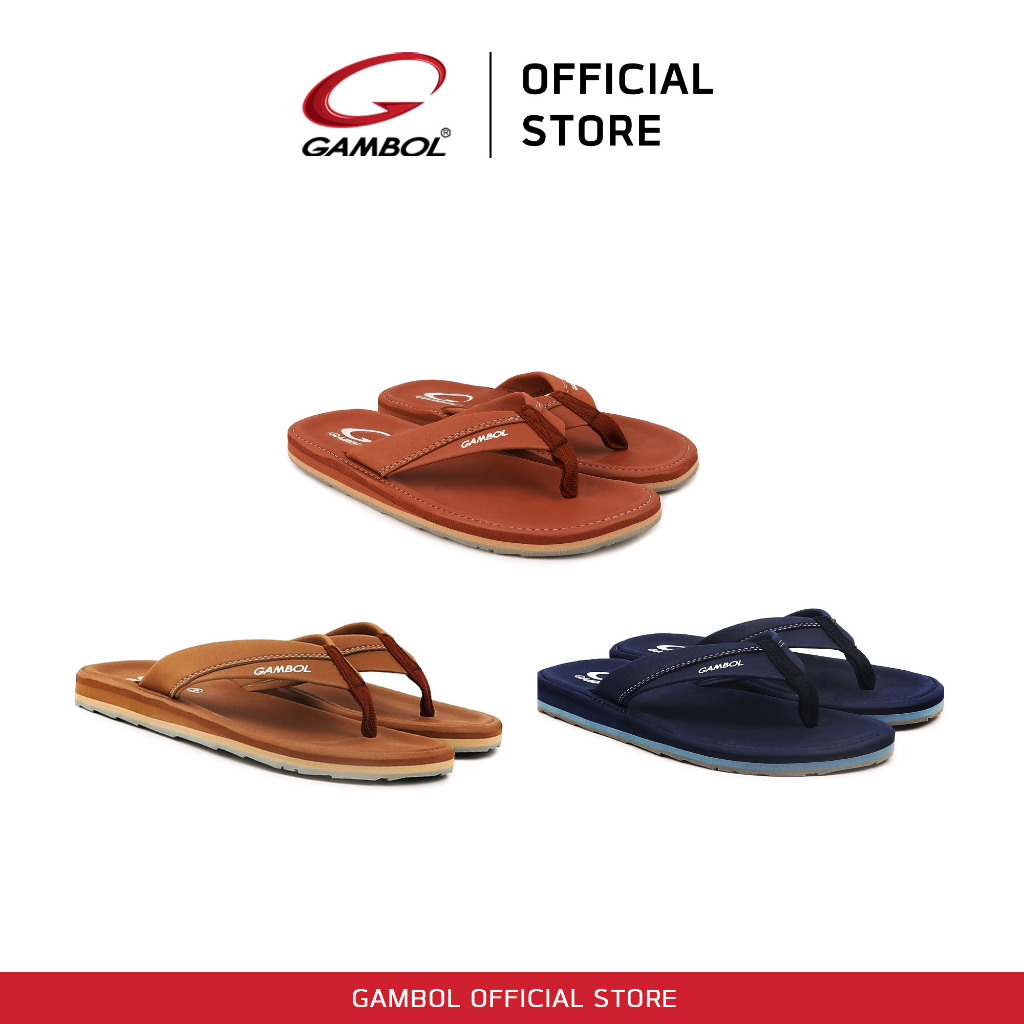 GAMBOL แกมโบล รองเท้าแตะหนีบชาย รุ่น GM11324 Size 40-44