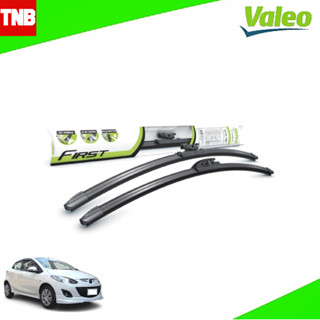 Valeo Flat Blade ใบปัดน้ำฝน Mazda 2 DE มาสด้า สอง ปี 2009-2013 24/14