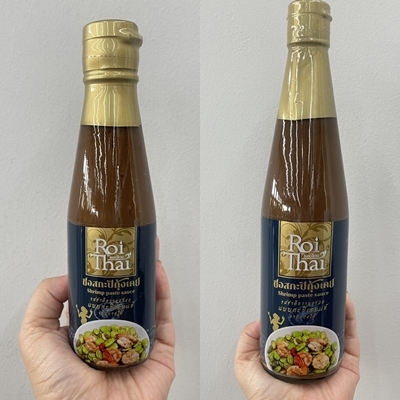 (2 ขนาด) Roi Thai Shrimp Paste Sauce รอยไทย ซอสกะปิกุ้งเคย