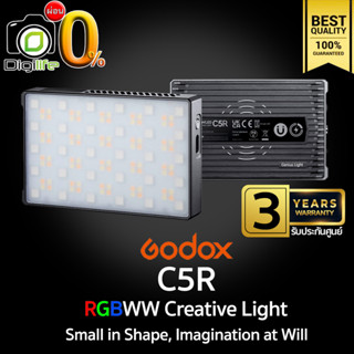 ผ่อน 0%** Godox LED C5R RGB 5W 2500K-8500K 3000mAh - รับประกันศูนย์ Godox Thailand 3ปี