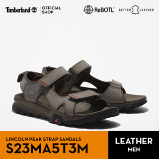 Timberland MENS LINCOLN PEAK STRAP SANDALS รองเท้าผู้ชายรัดส้น (S23MA5T3M)