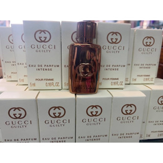 Gucci Guilty Eau De Parfum Intense Pour Femme 5ml. ของแท้