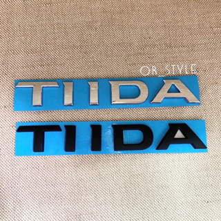 โลโก้ TIIDA TIDA ทีด้า ตัวอักษรแยก ขนาด 17.2x2.3cm