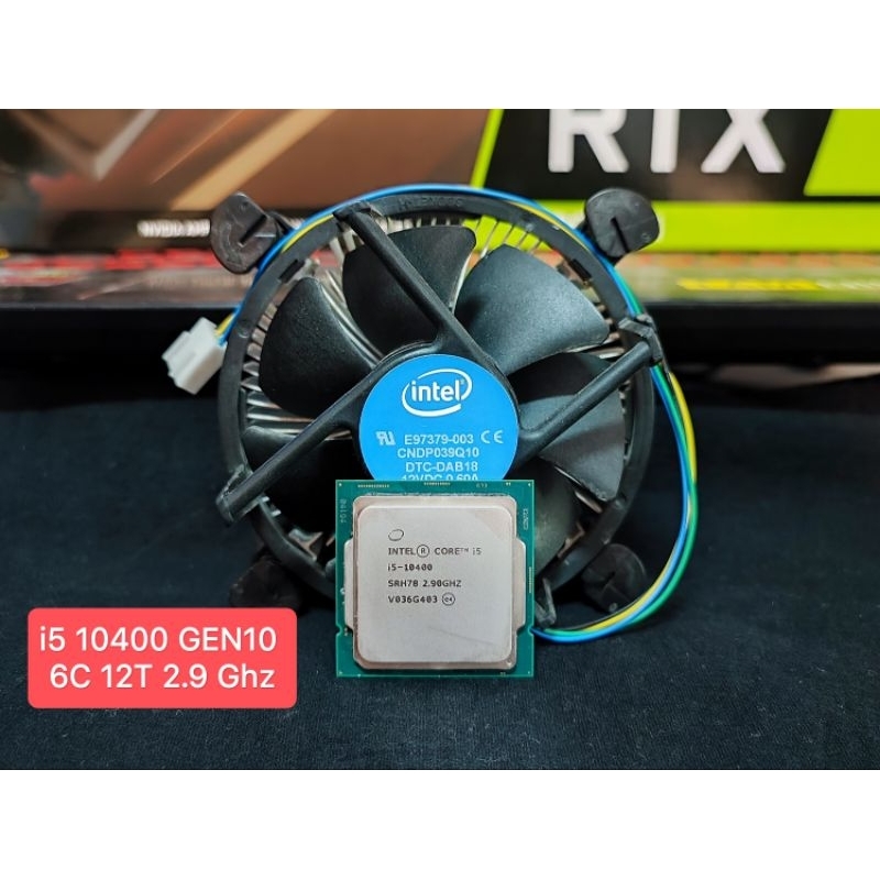 CPU intel i5 10400 gen10  2.9GHz 6C 12T LGA1200 (มือสอง สภาพดี)