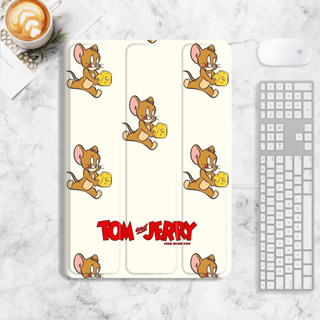 mouse Jerry เคส iPad air4/5 mini1/2/3/4/5/6 เคสไอแพด gen10 10.2 gen7/8/9 case iPad pro11 2022 เคสซิลิโคน มีที่ใส่ปากกา