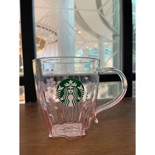 Starbucks Pink Sakura Glass 14 Oz