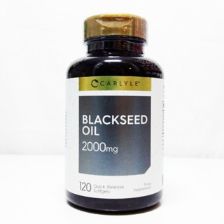 Black Seed Oil 2000mg 120softgels น้ำมันเมล็ดเทียนดำ 120 ซอฟท์เจล