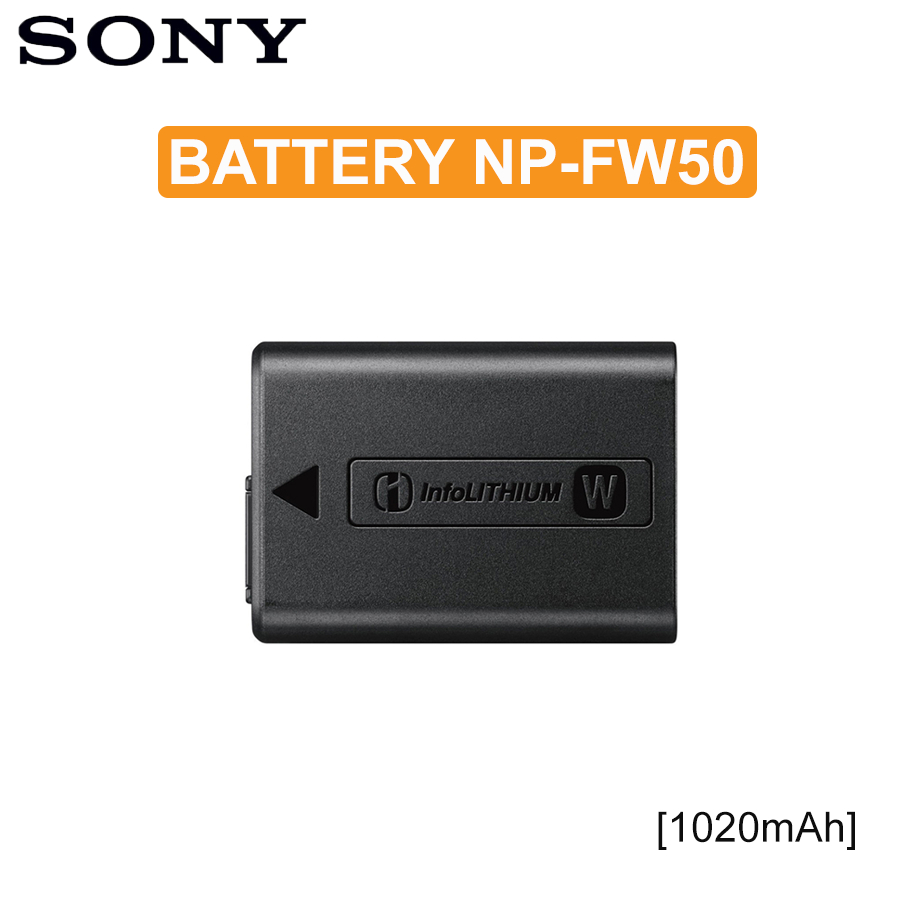 SONY Battery NP-FW50 1020mAh ของแท้ 100%  [ไม่มีแพคเกจ] [รับประกัน 1ปี]