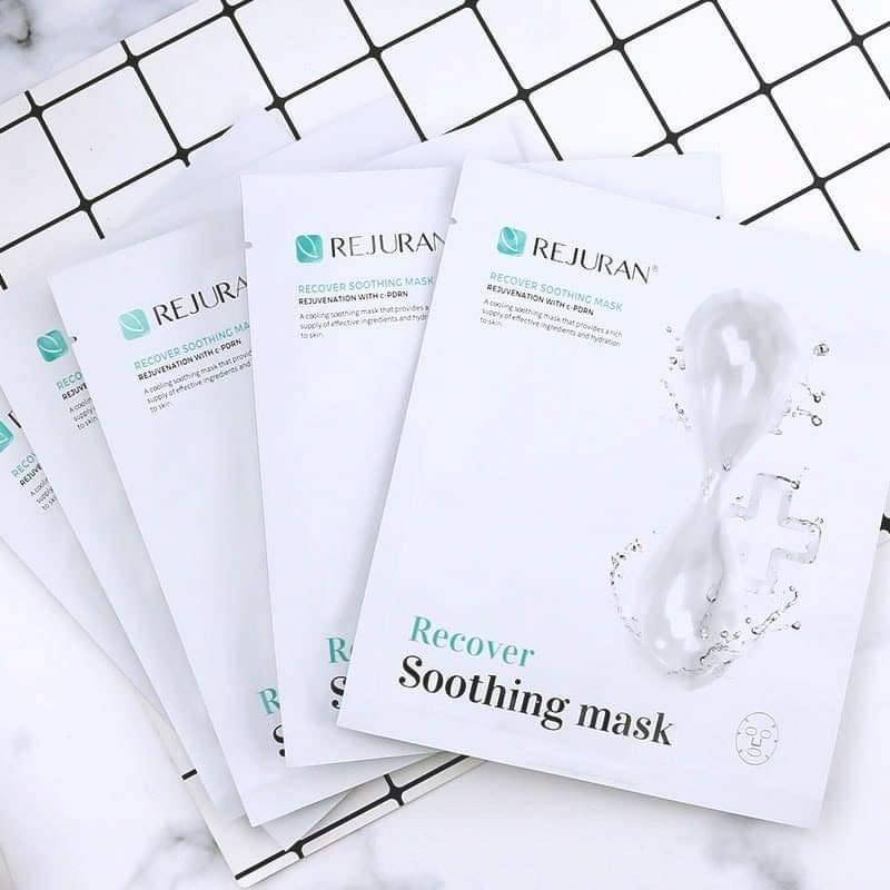 ԹҢͧ100% ] Rejuran Recover Soothing Mask (1box=5P) | Shopee  Thailand