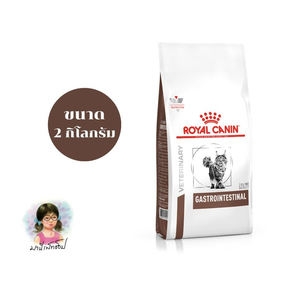 Royal Canin GASTROINTESTINAL CAT 2 kg อาหารแมวประกอบการรักษาโรคทางเดินอาหาร ชนิดเม็ด