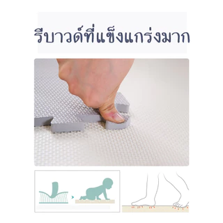 แผ่นรองคลาน โฟมยางจิ๊กซอว์ แผ่นโฟมจิ๊กซอ หนาพิเศษ EVA💯%หนา2.0cm ขนาด60x60cm แผ่นโฟมรองคลานกันกระแทก