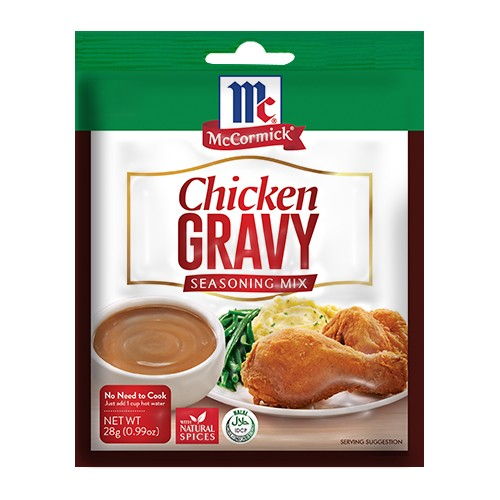 ผงปรุงรสสำเร็จรูป น้ำเกรวี่ รสไก่ Chicken Gravy Seasoning Mix McCormick ขนาด 28กรัม