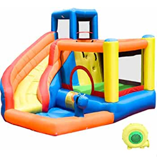 พร้อมส่ง💥บ้านเด้งดึ๋ง สวนน้ำและสไลเดอร์ Doctor Dolphin Inflatable Bounce Slide House Jumper Water Slide Park