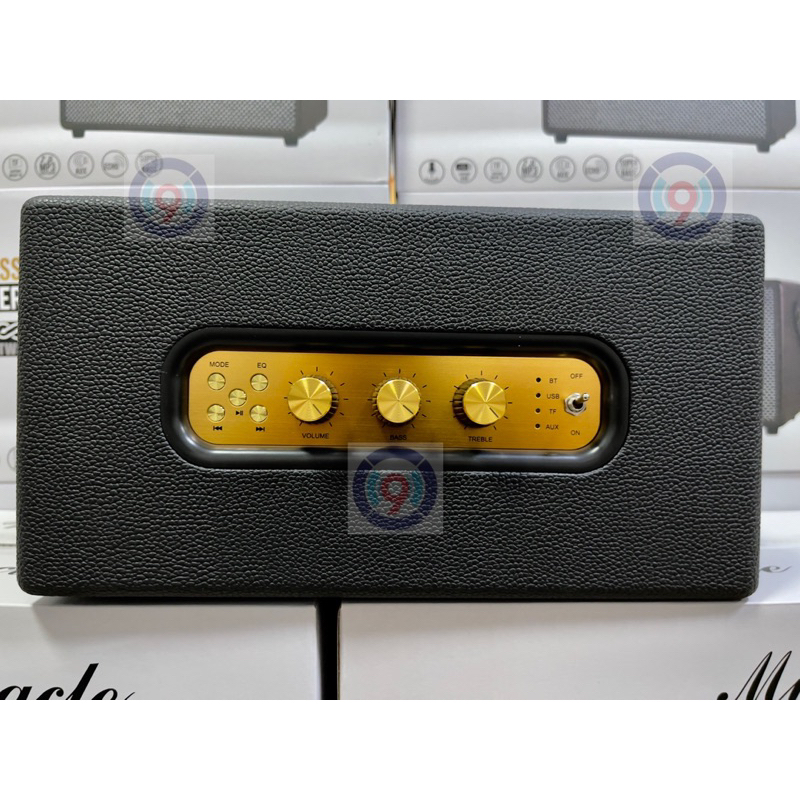 ลำโพงบลูทูธMILAN รุ่น BOM79 แท้ 💯% สไตล์เรโทร กำลังขับ 40W รองรับไมโครโฟน (ของแท้100%) - รูปที่ 3