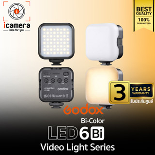 Godox LED 6Bi Litemons 6W 3200K-6500K 1800mAh - รับประกันศูนย์ Godox Thailand 3ปี ( LED6Bi )